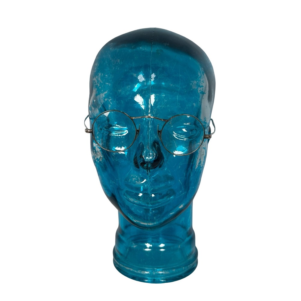 Antique Round Wire Spectacles Frames Silver Metal… - image 2